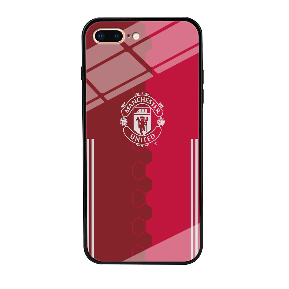 FB Manchester United iPhone 8 Plus Case-Phone Case-Tempered Glass Case-Altracase