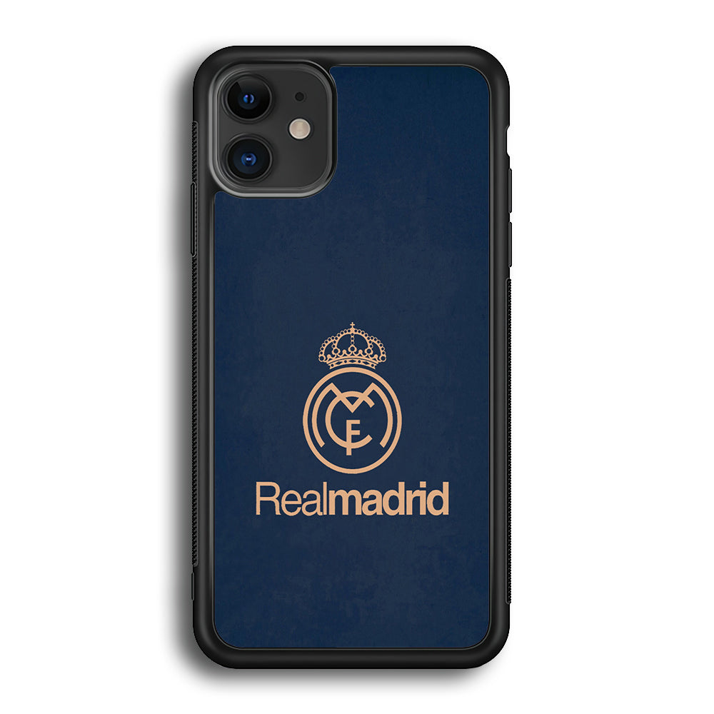 FB Real Madrid iPhone 12 Case-Phone Case-Rubber Black (2D Case)-Altracase