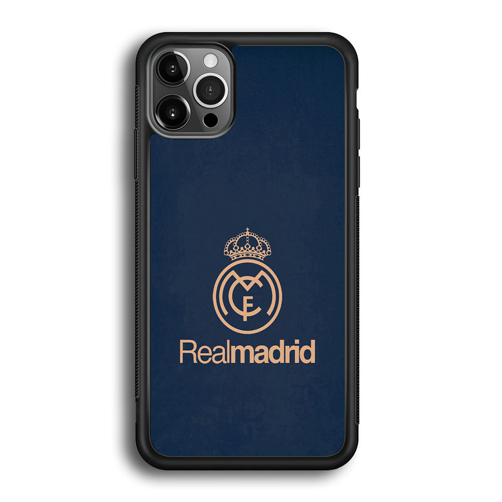 FB Real Madrid iPhone 12 Pro Max Case-Phone Case-Rubber Black (2D Case)-Altracase