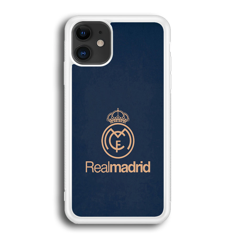 FB Real Madrid iPhone 12 Case-Phone Case-Rubber White (2D Case)-Altracase