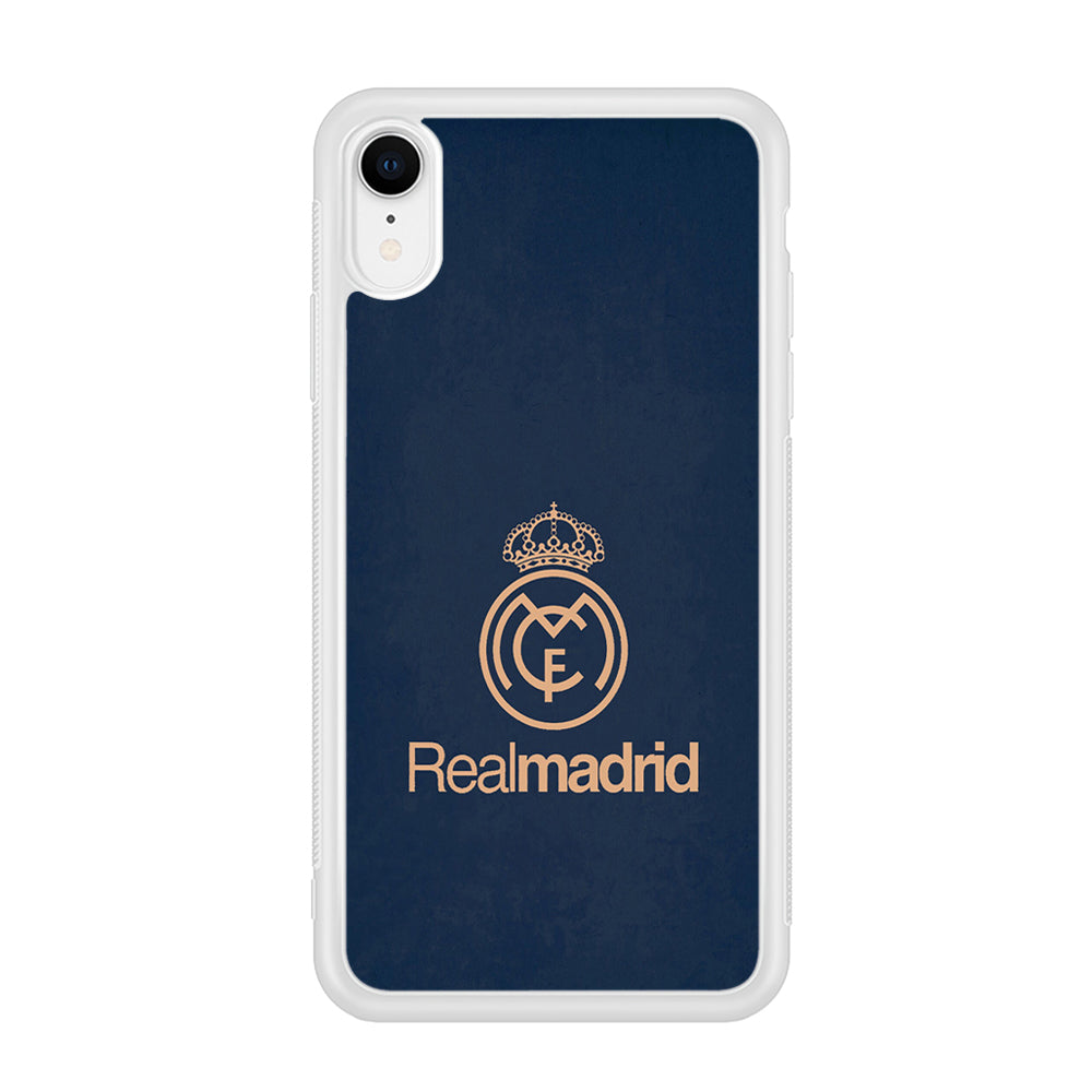 FB Real Madrid iPhone XR Case-Phone Case-Rubber White (2D Case)-Altracase
