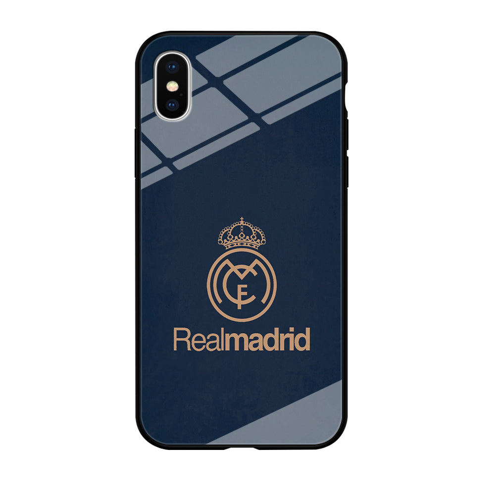 FB Real Madrid iPhone Xs Case-Phone Case-Tempered Glass Case-Altracase