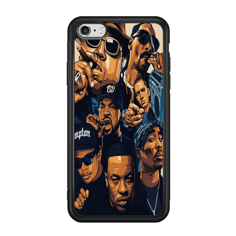 Famous Singer Rapper iPhone 6 | 6s Case-Phone Case-Rubber Black (2D Case)-Altracase