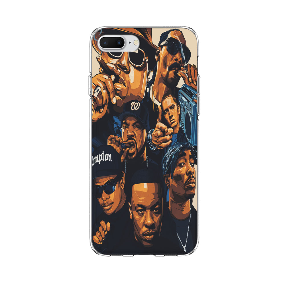 Famous Singer Rapper iPhone 8 Plus Case-Phone Case-Clear Soft Case-Altracase