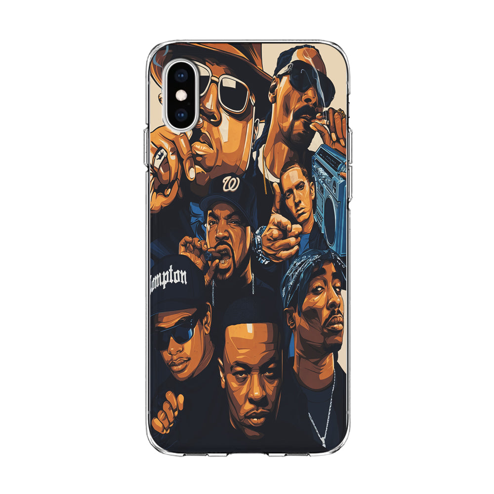 Famous Singer Rapper iPhone Xs Case-Phone Case-Clear Soft Case-Altracase