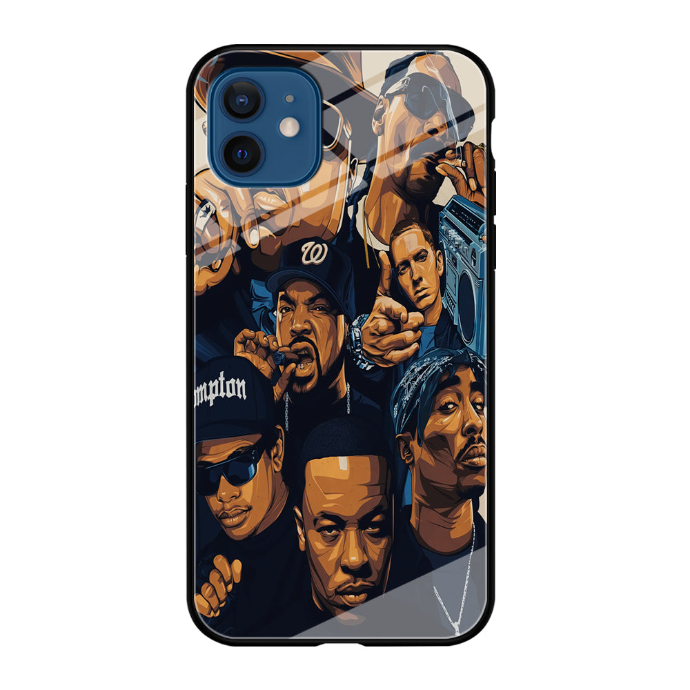 Famous Singer Rapper iPhone 12 Case-Phone Case-Tempered Glass Case-Altracase