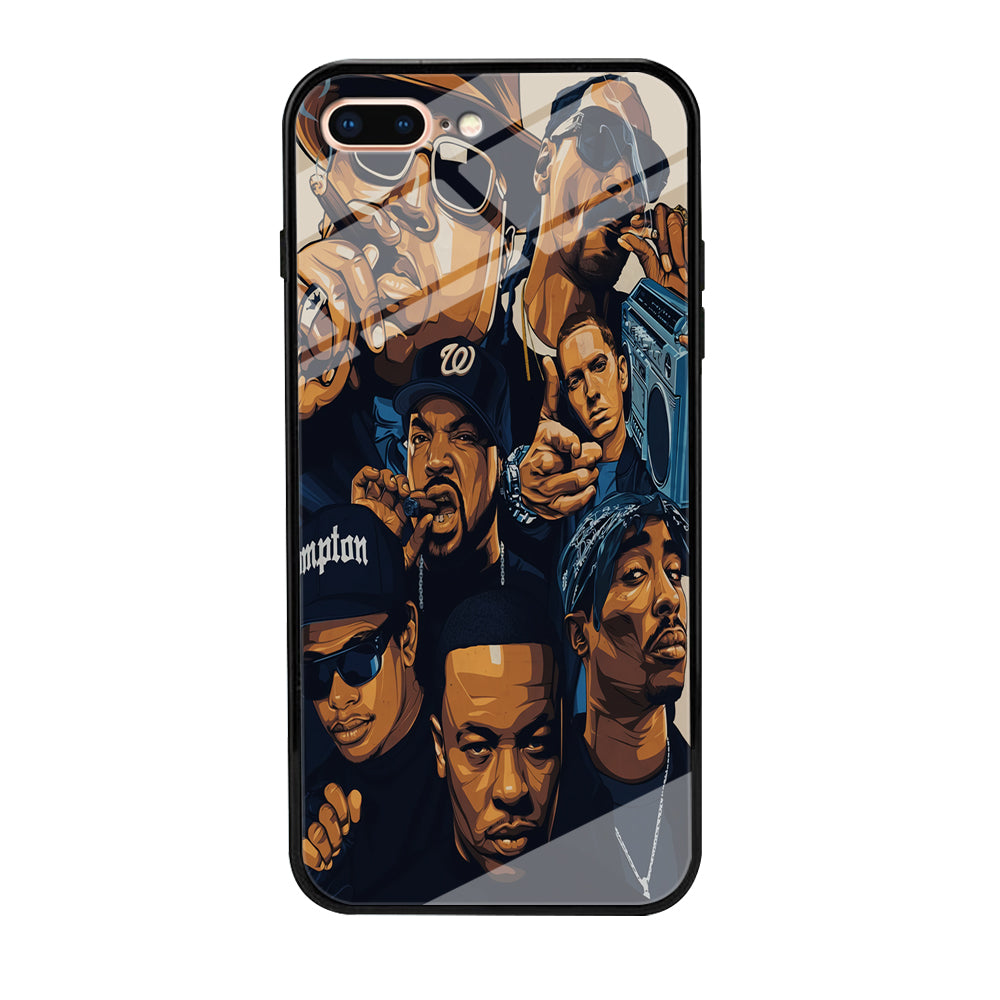 Famous Singer Rapper iPhone 8 Plus Case-Phone Case-Tempered Glass Case-Altracase