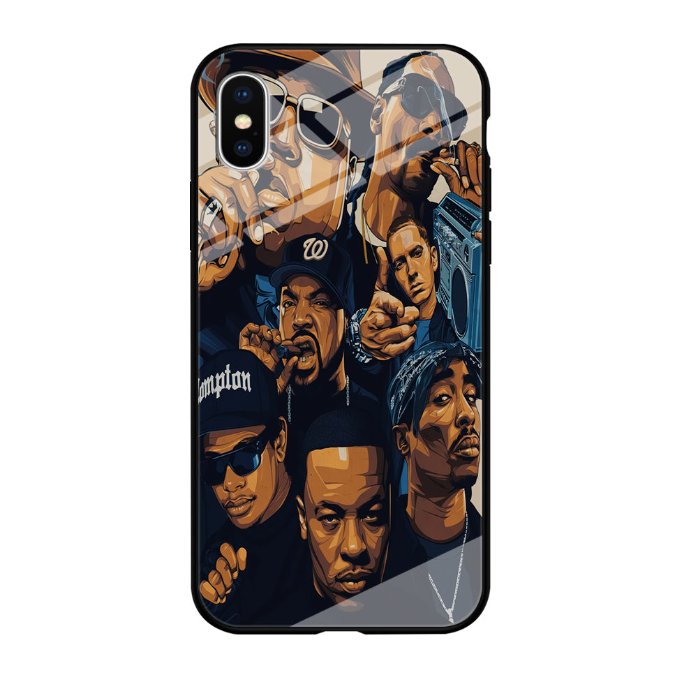 Famous Singer Rapper iPhone Xs Case-Phone Case-Tempered Glass Case-Altracase