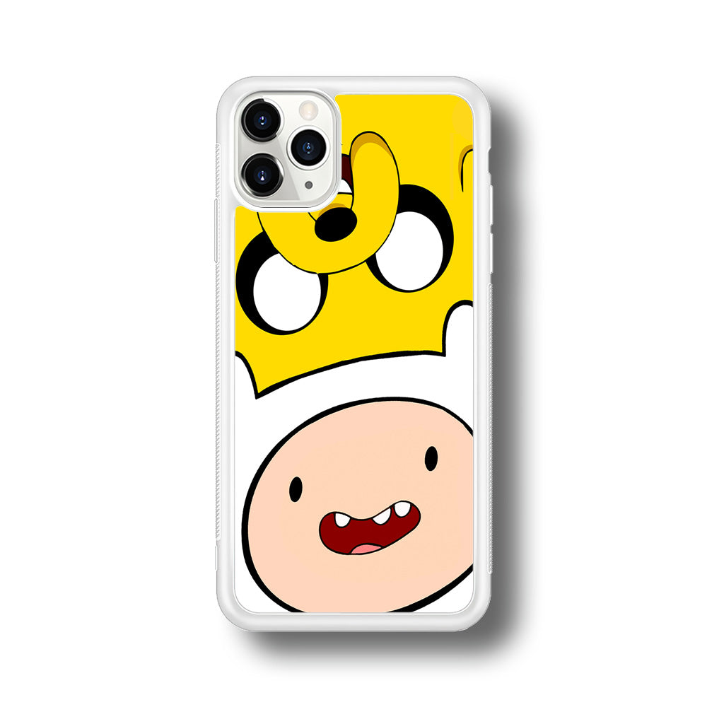 Finn and Jake Adventure Time iPhone 11 Pro Case-Phone Case-Rubber White (2D Case)-Altracase