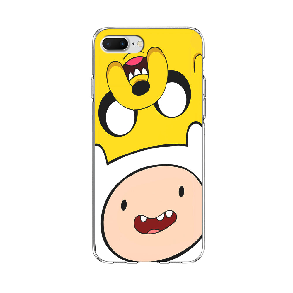 Finn and Jake Adventure Time iPhone 8 Plus Case-Phone Case-Clear Soft Case-Altracase