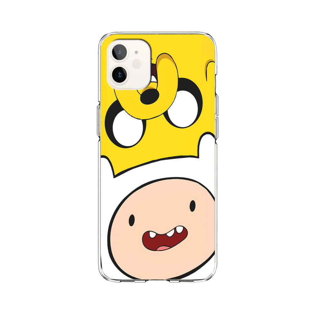Finn and Jake Adventure Time iPhone 12 Case-Phone Case-Clear Soft Case-Altracase