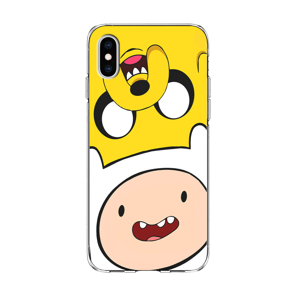 Finn and Jake Adventure Time iPhone X Case-Phone Case-Clear Soft Case-Altracase