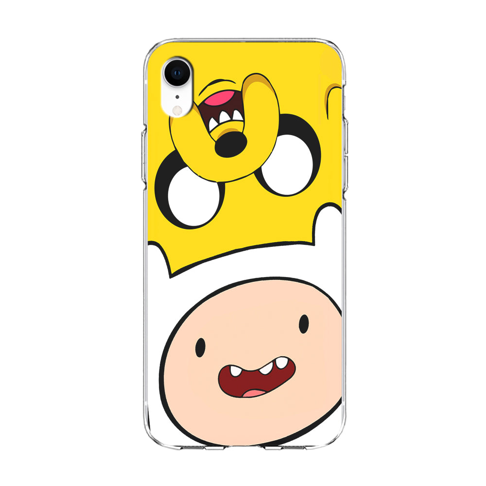 Finn and Jake Adventure Time iPhone XR Case-Phone Case-Clear Soft Case-Altracase