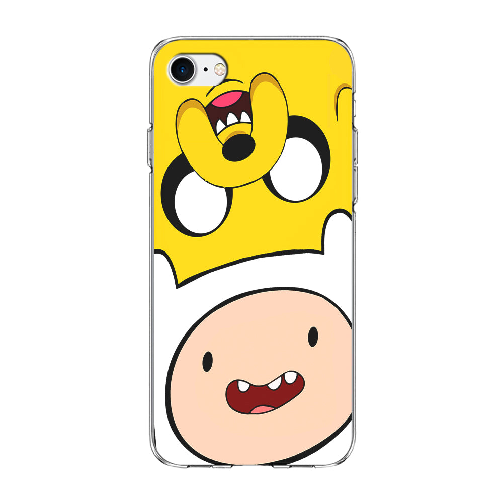 Finn and Jake Adventure Time iPhone SE 2020 Case-Phone Case-Clear Soft Case-Altracase