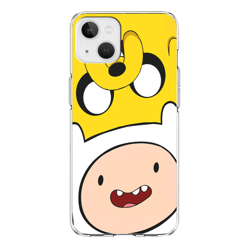 Finn and Jake Adventure Time iPhone 13 Mini Case-Phone Case-Clear Soft Case-Altracase