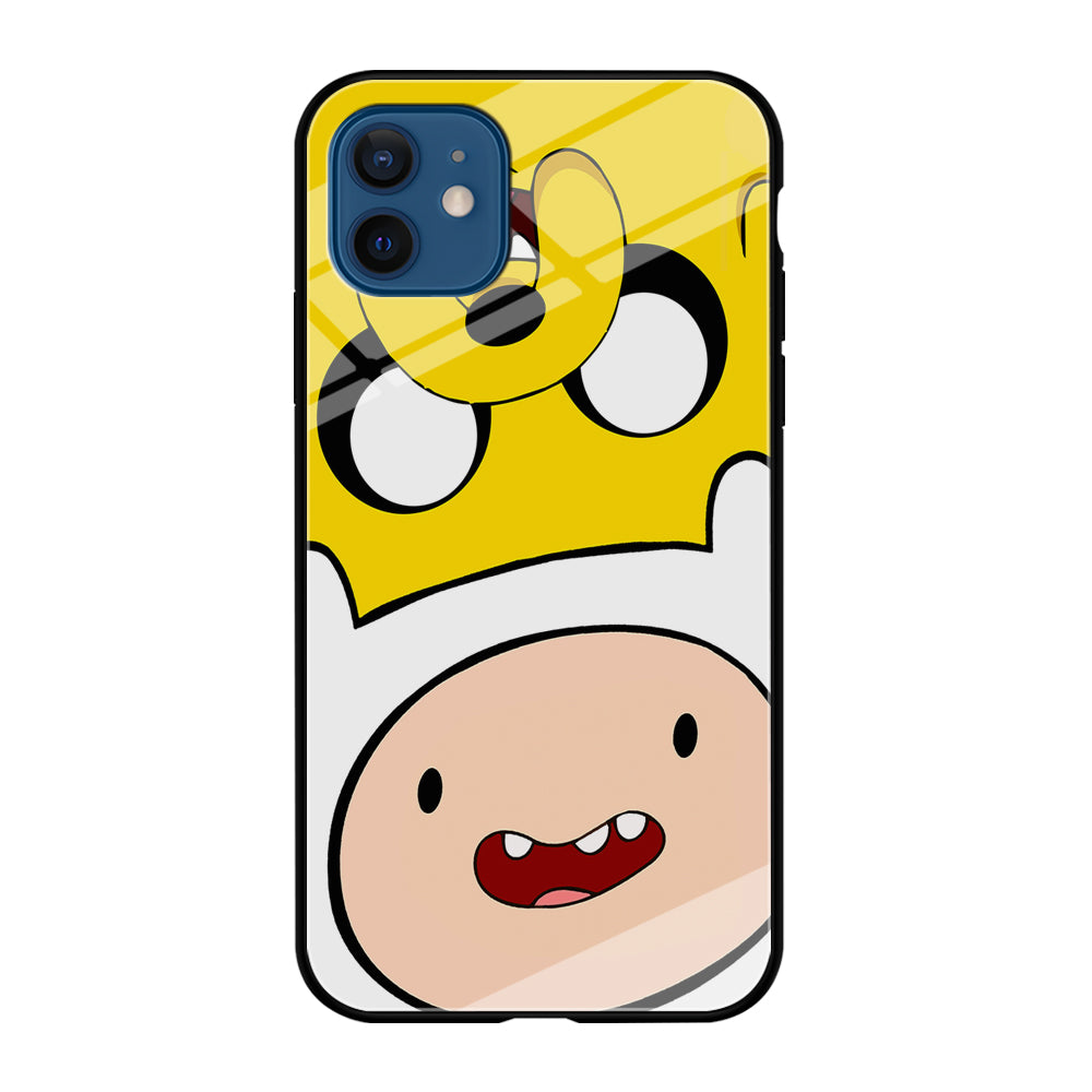 Finn and Jake Adventure Time iPhone 12 Case-Phone Case-Tempered Glass Case-Altracase