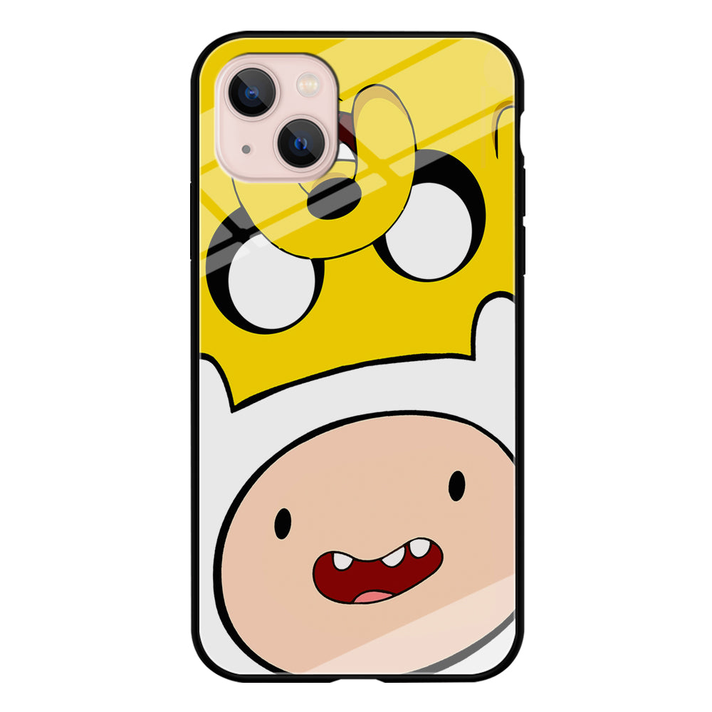 Finn and Jake Adventure Time iPhone 13 Case-Phone Case-Tempered Glass Case-Altracase