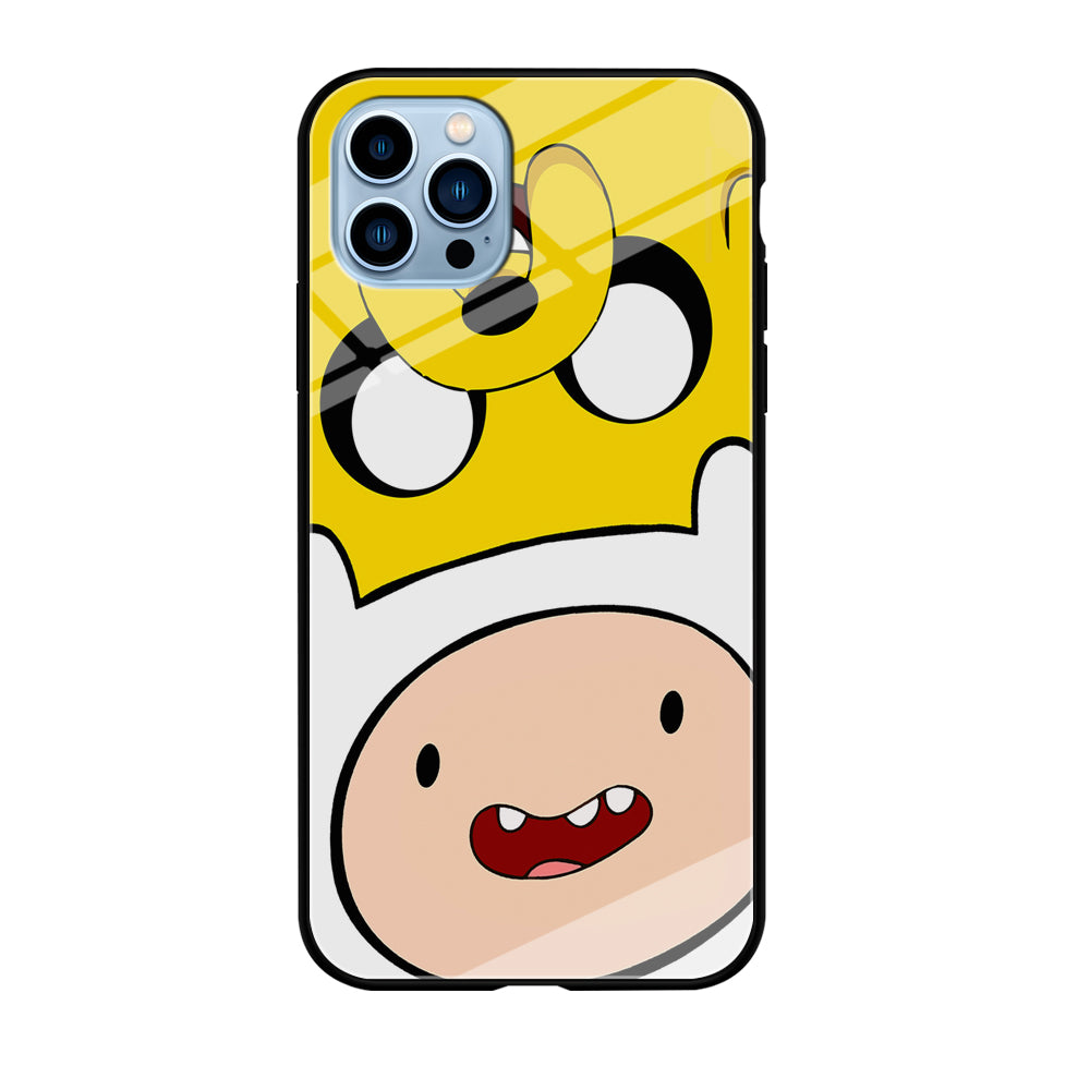 Finn and Jake Adventure Time iPhone 12 Pro Max Case-Phone Case-Tempered Glass Case-Altracase