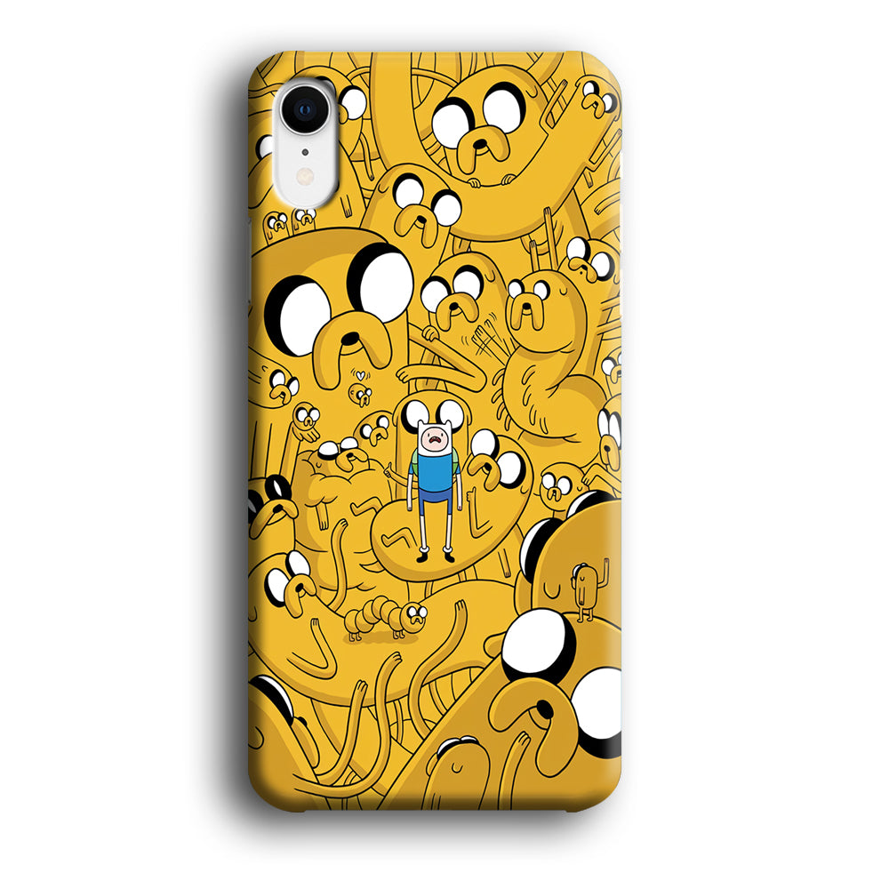 Finn and Jake Doodle iPhone XR Case-Phone Case-3D Case-Altracase