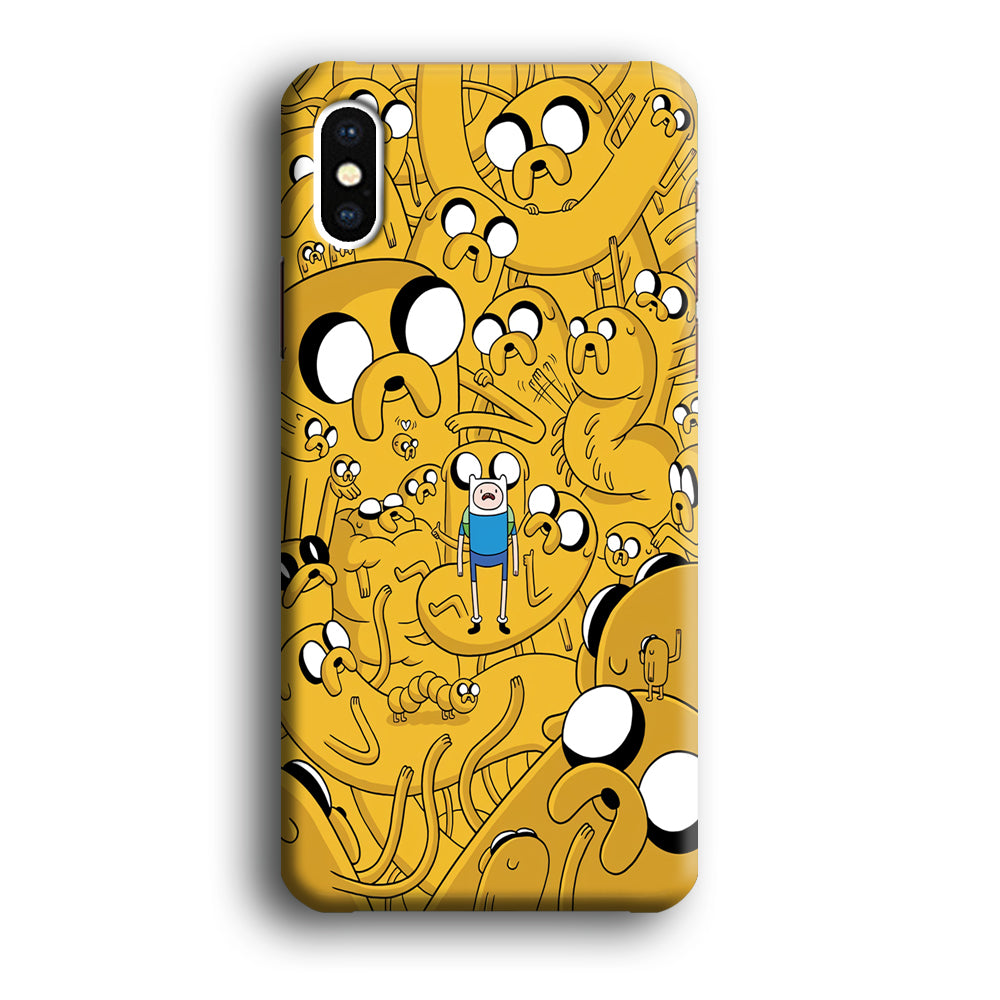 Finn and Jake Doodle iPhone Xs Case-Phone Case-3D Case-Altracase