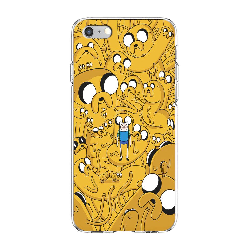 Finn and Jake Doodle iPhone 6 | 6s Case-Phone Case-Clear Soft Case-Altracase