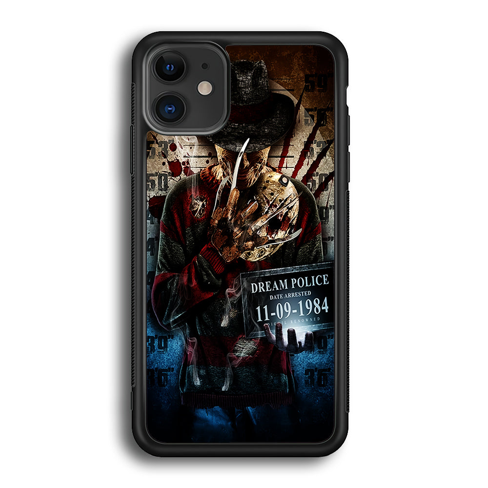 Freddy Krueger Art Poster iPhone 12 Case-Phone Case-Rubber Black (2D Case)-Altracase