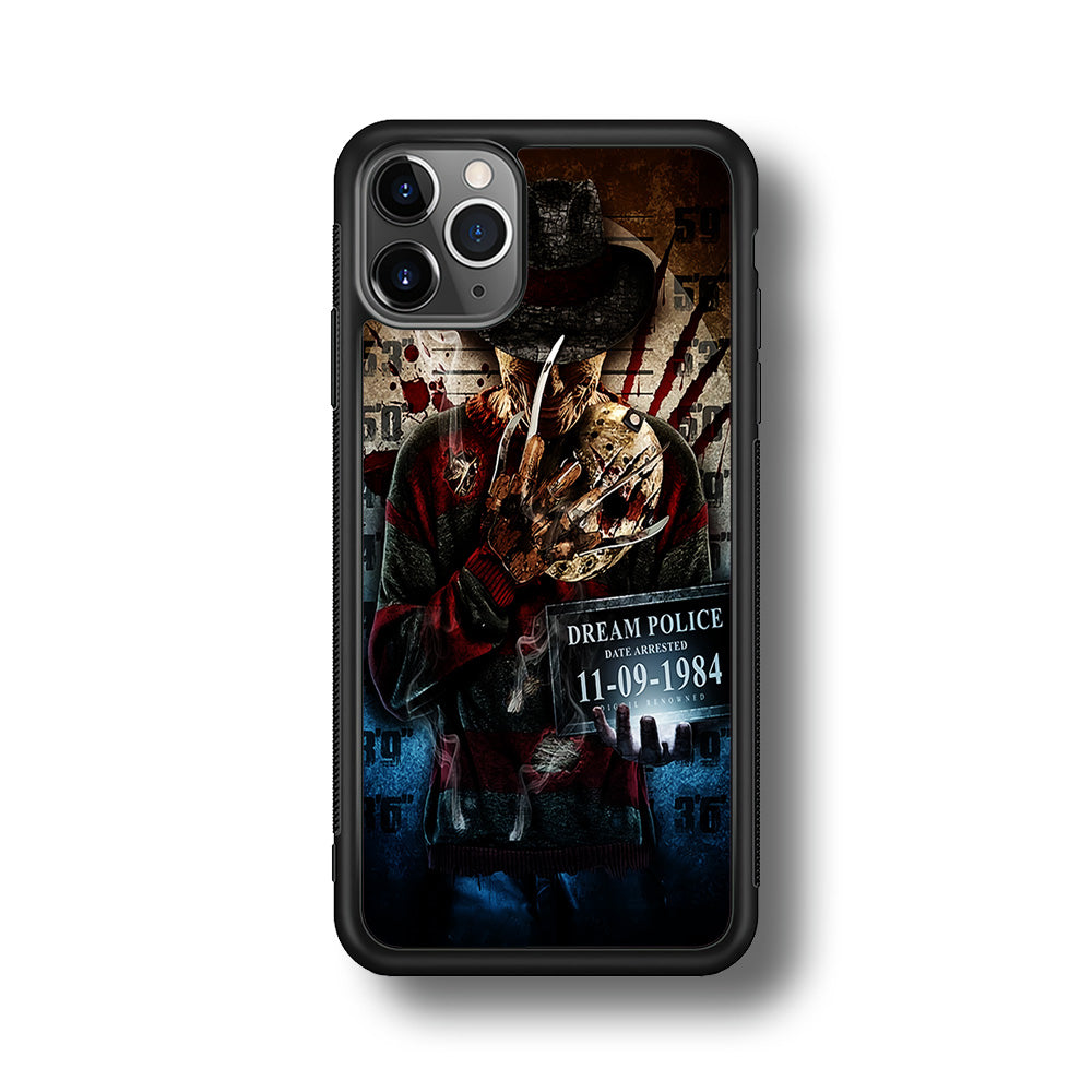 Freddy Krueger Art Poster iPhone 11 Pro Max Case-Phone Case-Rubber Black (2D Case)-Altracase