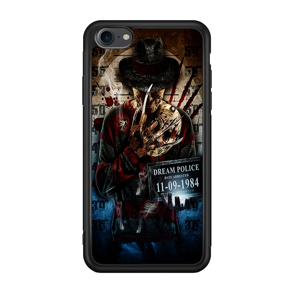 Freddy Krueger Art Poster iPhone 7 Case-Phone Case-Rubber Black (2D Case)-Altracase