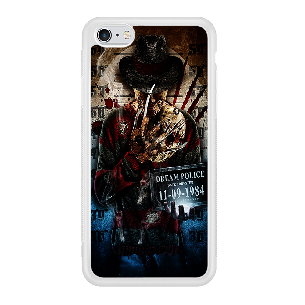 Freddy Krueger Art Poster iPhone 6 Plus | 6s Plus Case-Phone Case-Rubber White (2D Case)-Altracase