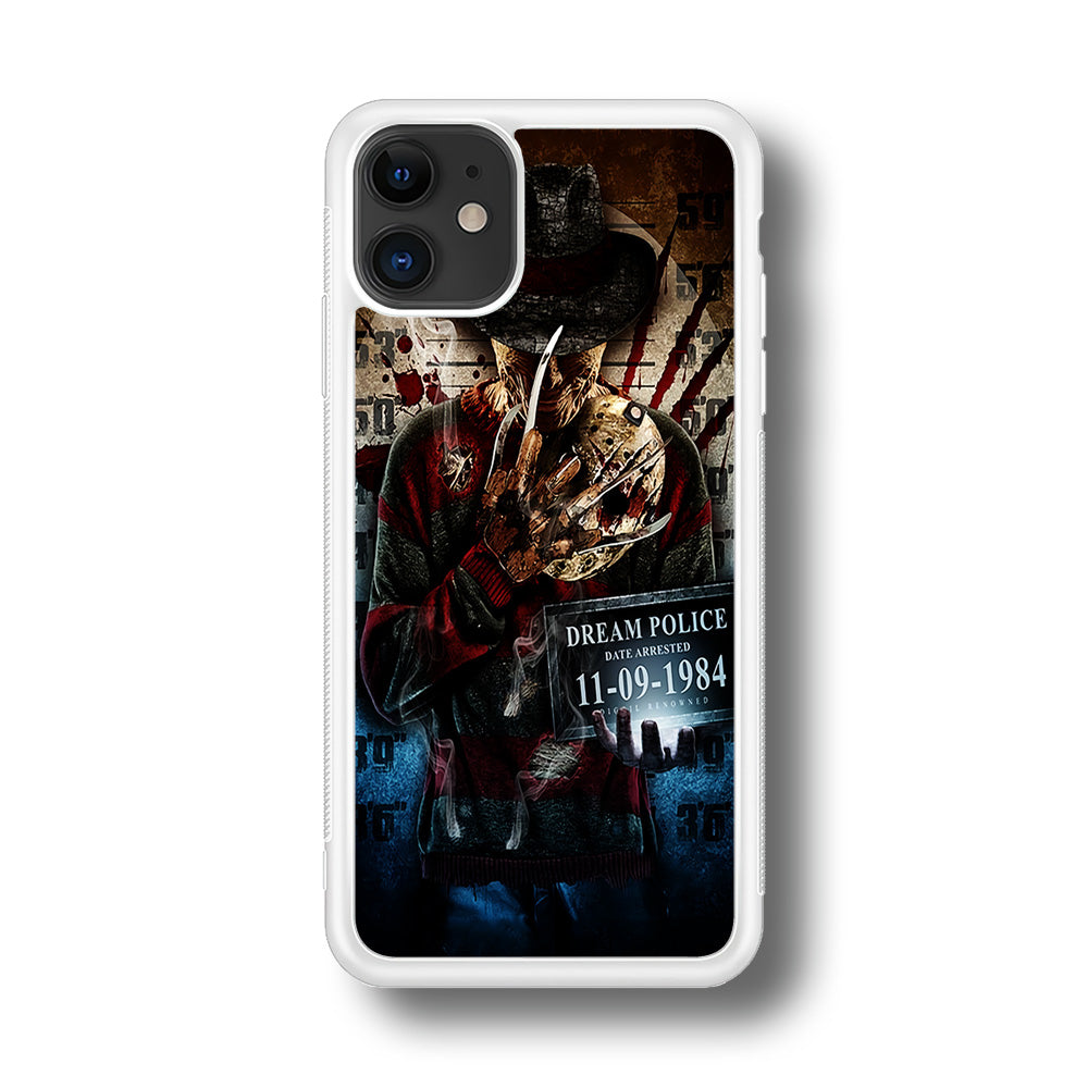 Freddy Krueger Art Poster iPhone 11 Case-Phone Case-Rubber White (2D Case)-Altracase