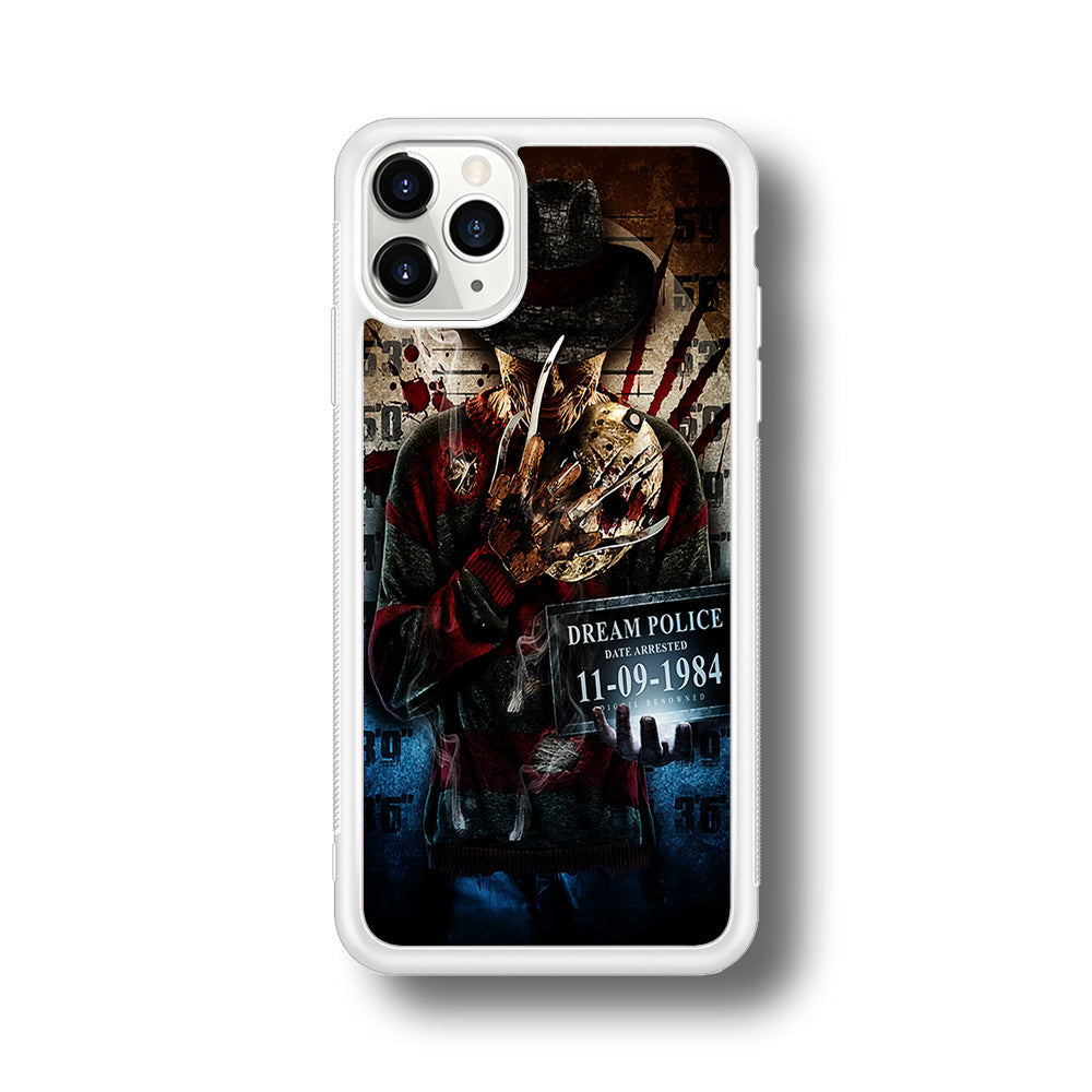 Freddy Krueger Art Poster iPhone 11 Pro Max Case-Phone Case-Rubber White (2D Case)-Altracase