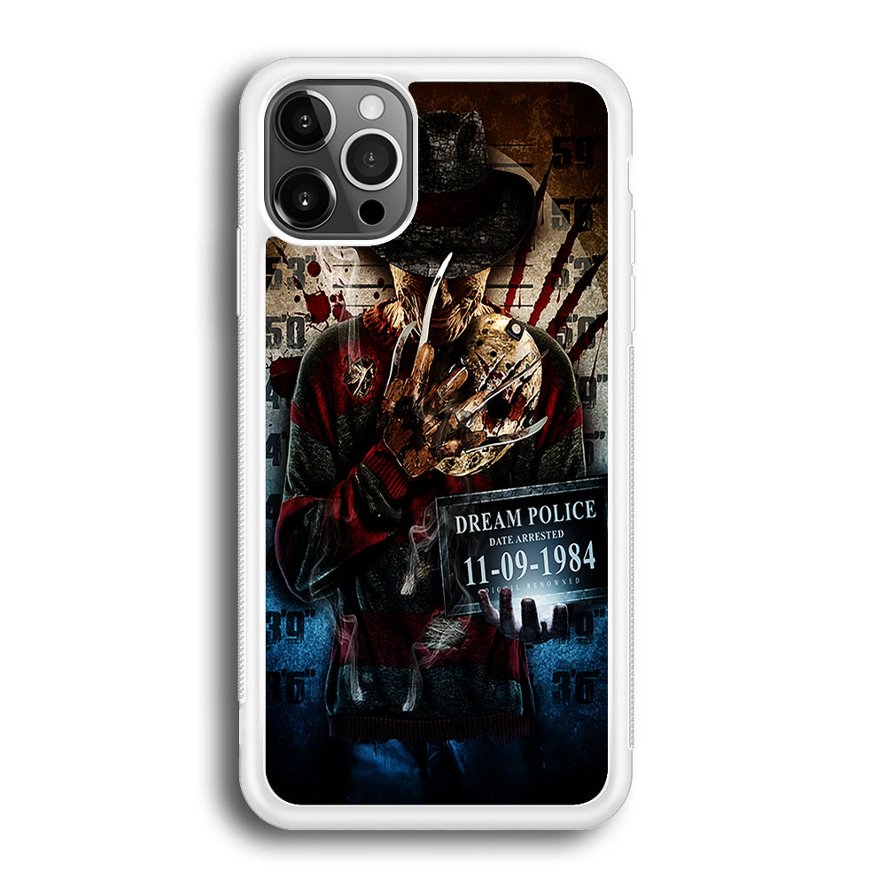 Freddy Krueger Art Poster iPhone 12 Pro Max Case-Phone Case-Rubber White (2D Case)-Altracase