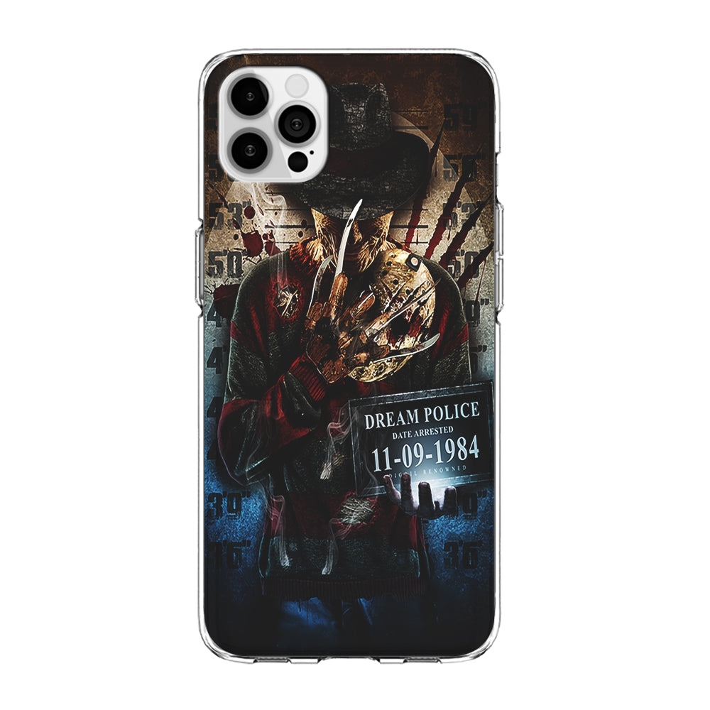 Freddy Krueger Art Poster iPhone 15 Pro Max Case-Phone Case-Clear Soft Case-Altracase