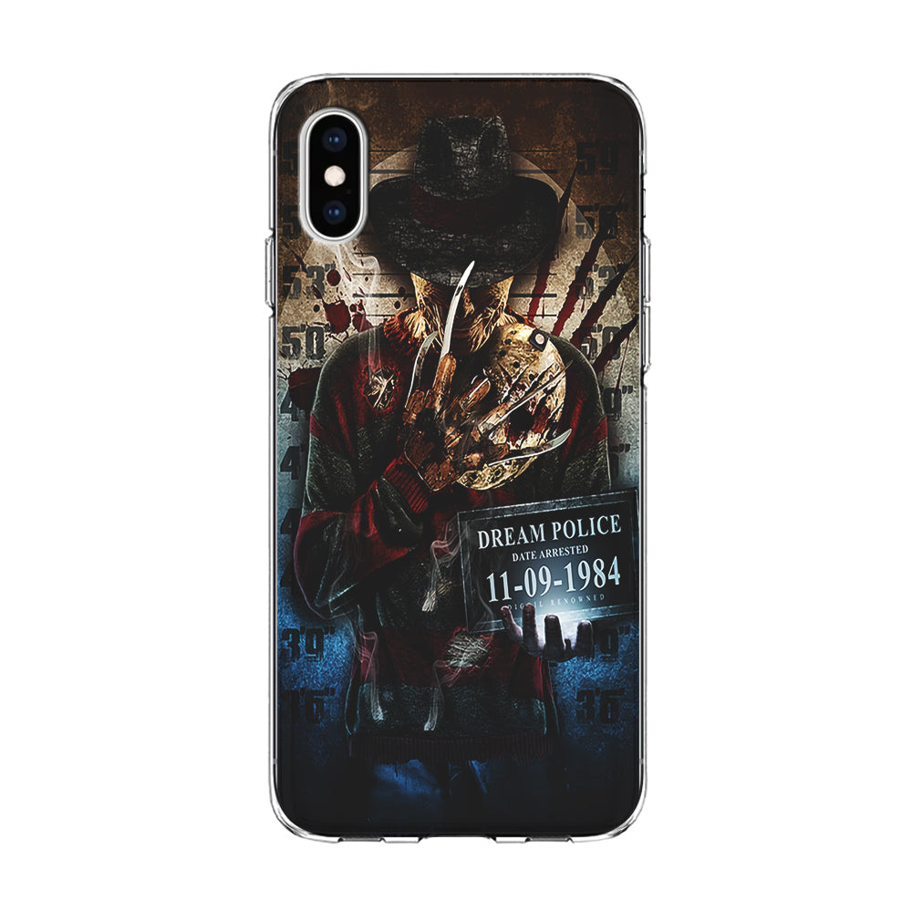 Freddy Krueger Art Poster iPhone Xs Case-Phone Case-Clear Soft Case-Altracase