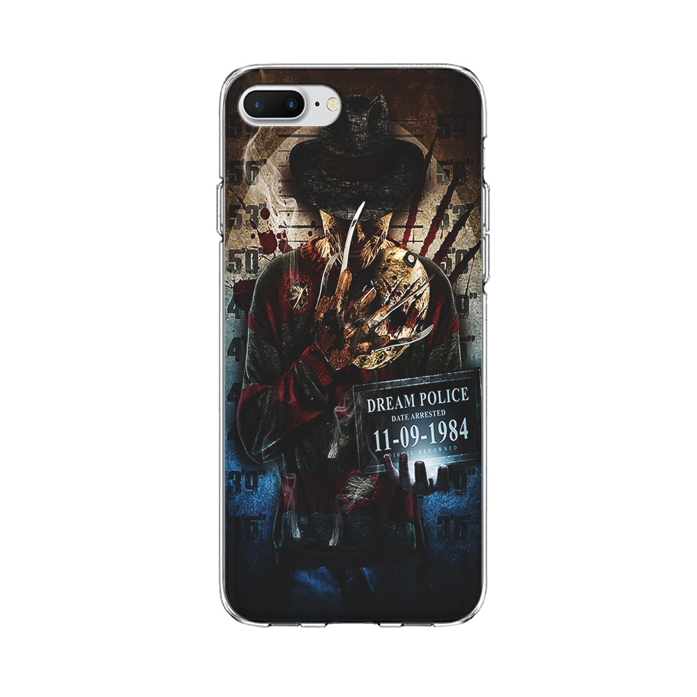 Freddy Krueger Art Poster iPhone 8 Plus Case-Phone Case-Clear Soft Case-Altracase