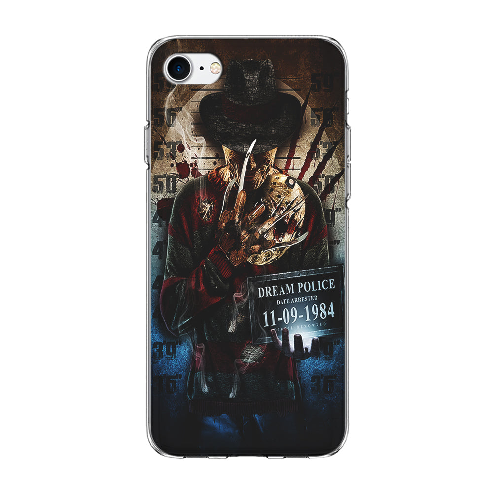 Freddy Krueger Art Poster iPhone 7 Case-Phone Case-Clear Soft Case-Altracase