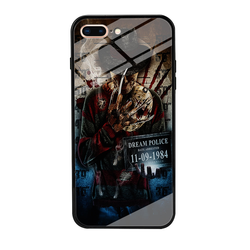 Freddy Krueger Art Poster iPhone 8 Plus Case-Phone Case-Tempered Glass Case-Altracase