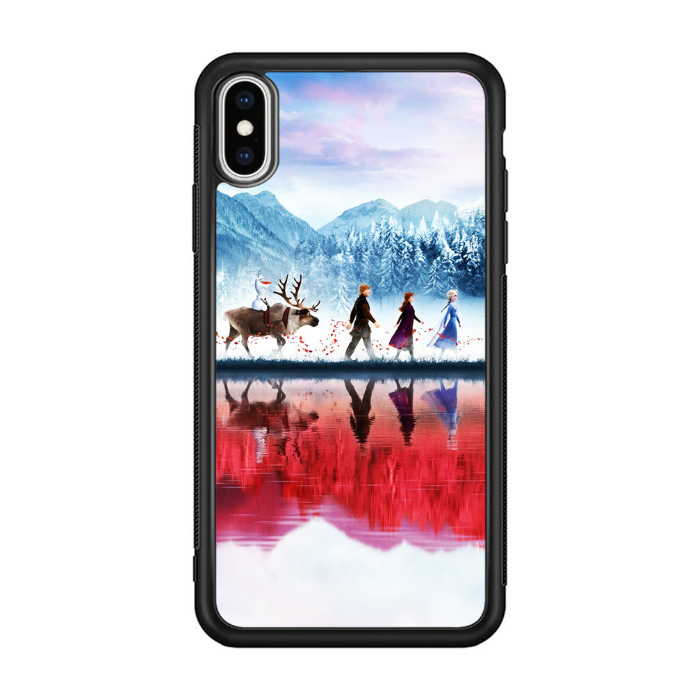 Frozen 2 Poster iPhone Xs Case-Phone Case-Rubber Black (2D Case)-Altracase