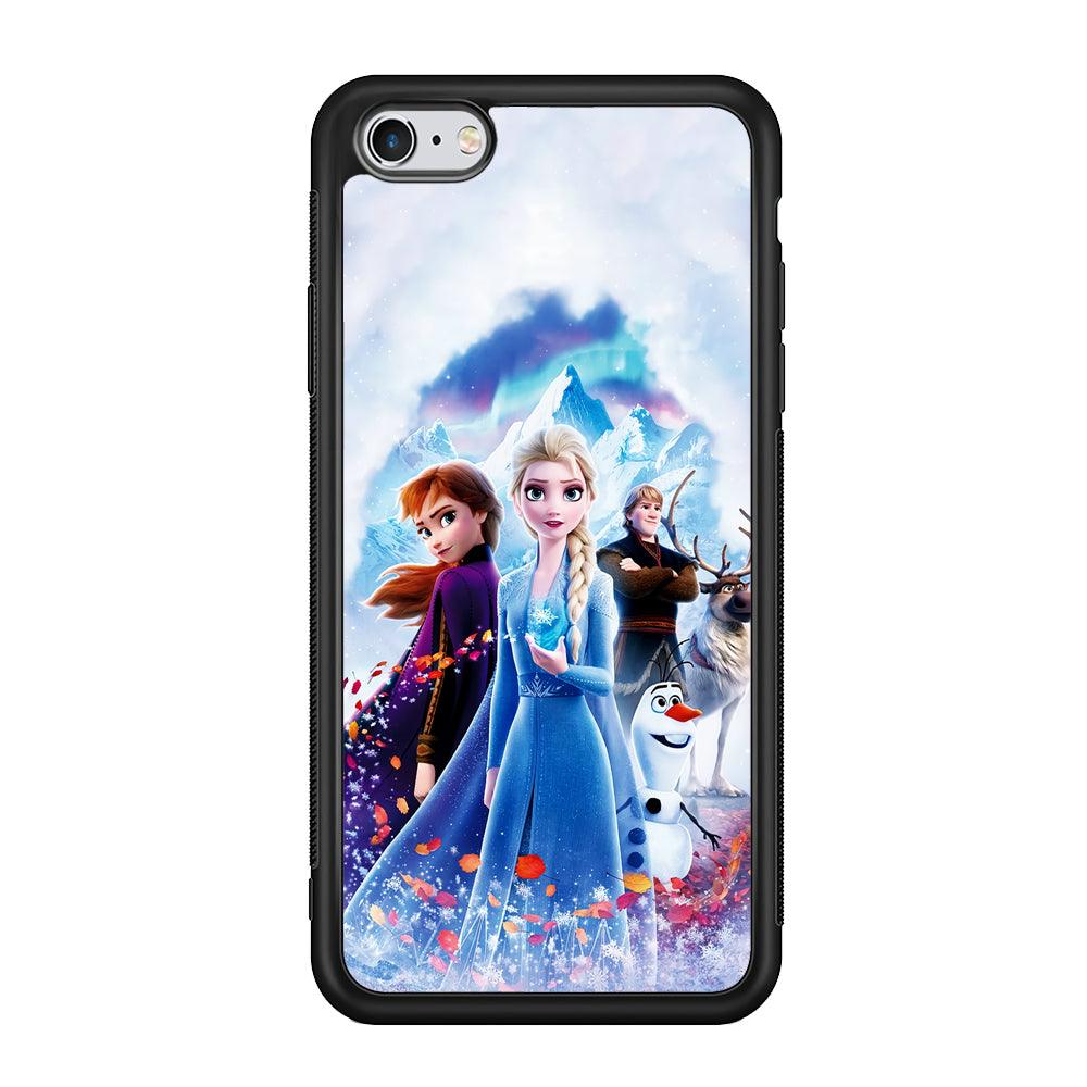 Frozen All Characters iPhone 6 | 6s Case-Phone Case-Rubber Black (2D Case)-Altracase