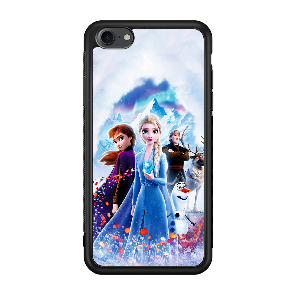 Frozen All Characters iPhone 7 Case-Phone Case-Rubber Black (2D Case)-Altracase