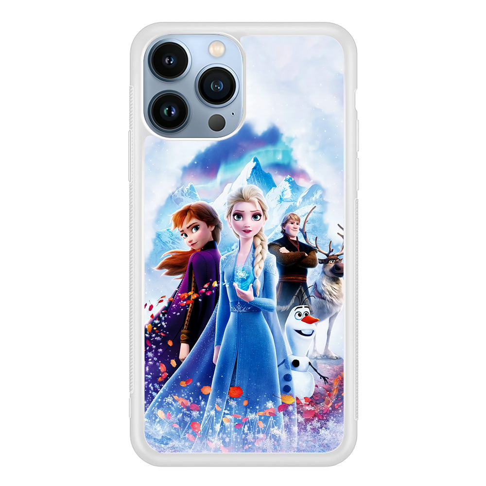 Frozen All Characters iPhone 15 Pro Max Case-Phone Case-Rubber White (2D Case)-Altracase