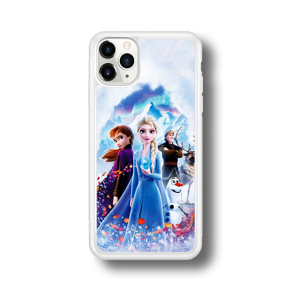 Frozen All Characters iPhone 11 Pro Max Case-Phone Case-Rubber White (2D Case)-Altracase