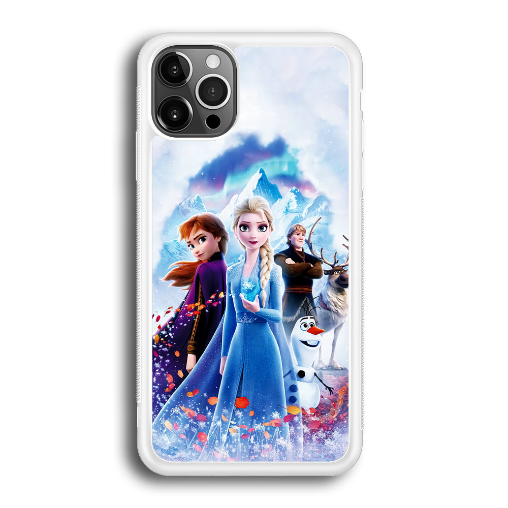 Frozen All Characters iPhone 12 Pro Max Case-Phone Case-Rubber White (2D Case)-Altracase
