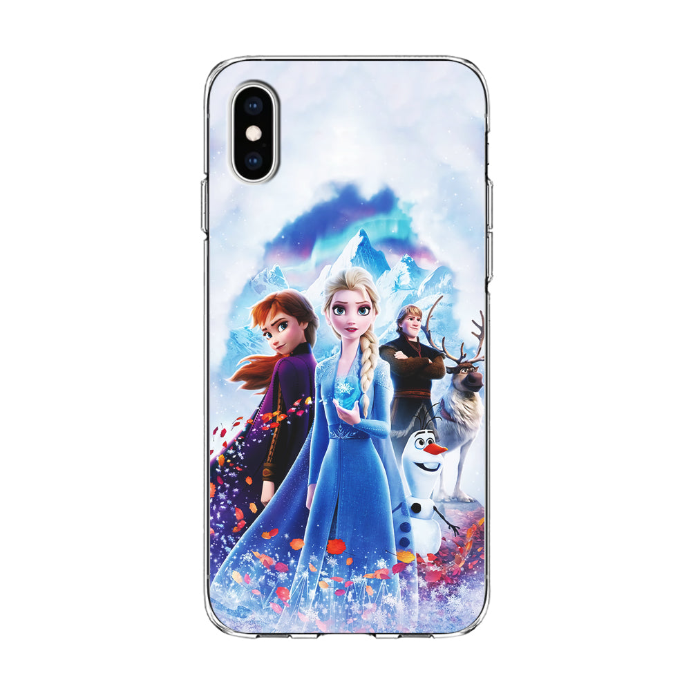 Frozen All Characters iPhone Xs Case-Phone Case-Clear Soft Case-Altracase