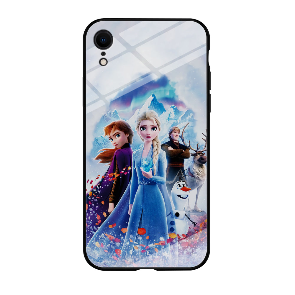 Frozen All Character iPhone XR Case-Phone Case-Tempered Glass Case-Altracase