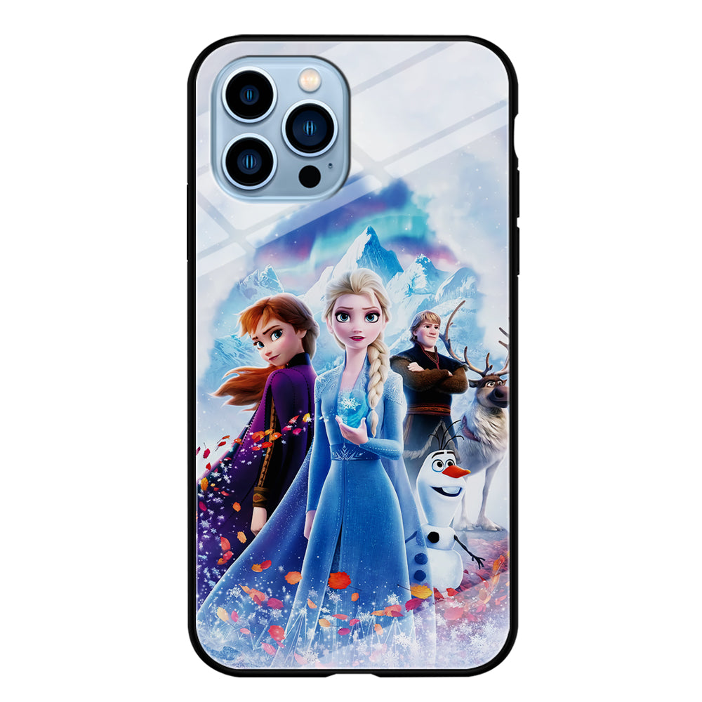Frozen All Characters iPhone 15 Pro Max Case-Phone Case-Tempered Glass Case-Altracase