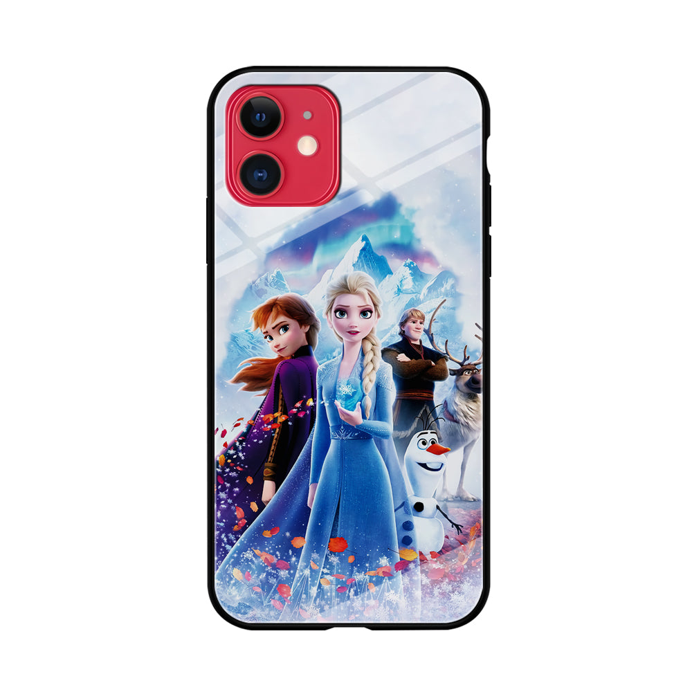 Frozen All Characters iPhone 11 Case-Phone Case-Tempered Glass Case-Altracase