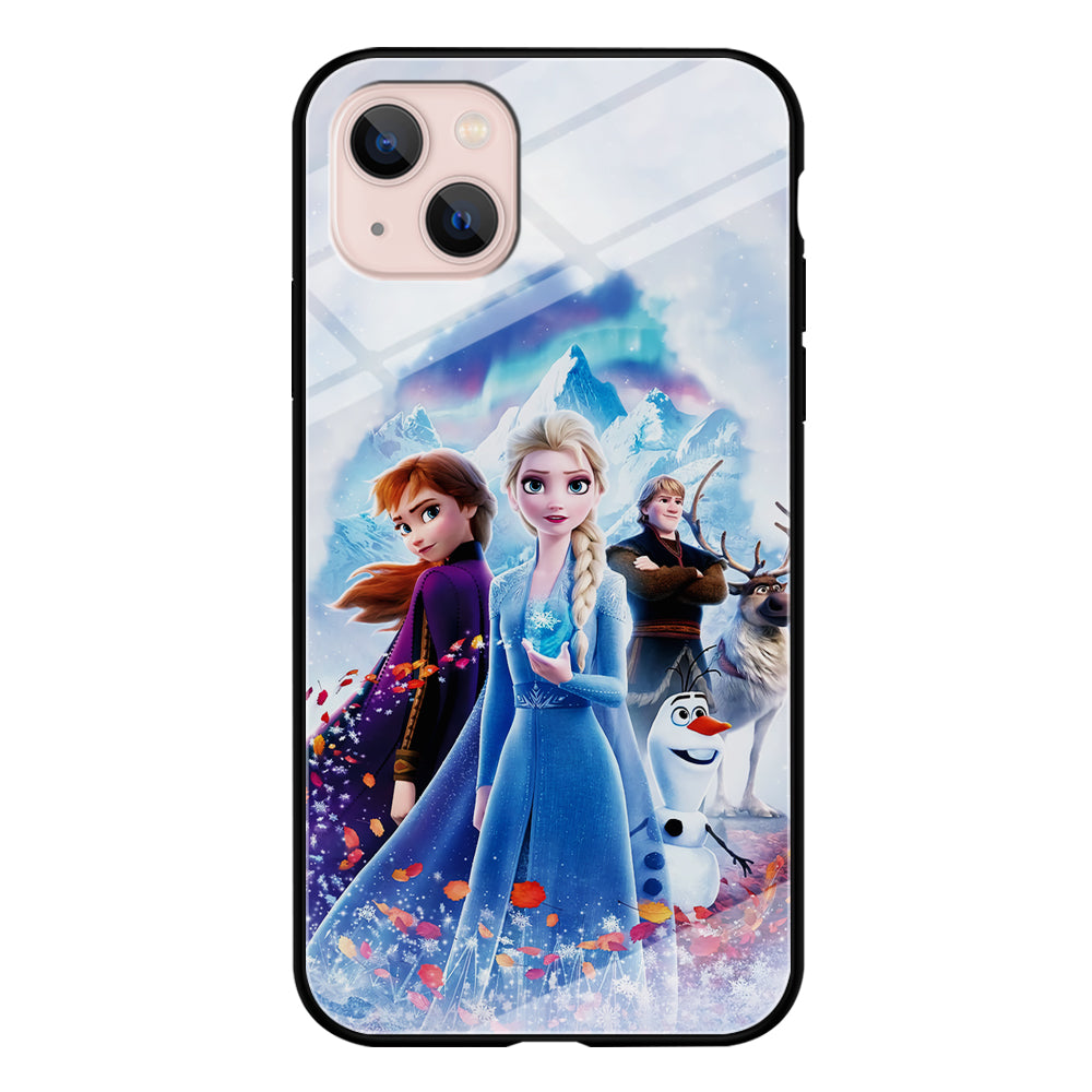 Frozen All Characters iPhone 13 Mini Case-Phone Case-Tempered Glass Case-Altracase