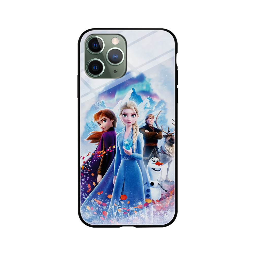 Frozen All Characters iPhone 11 Pro Max Case-Phone Case-Tempered Glass Case-Altracase