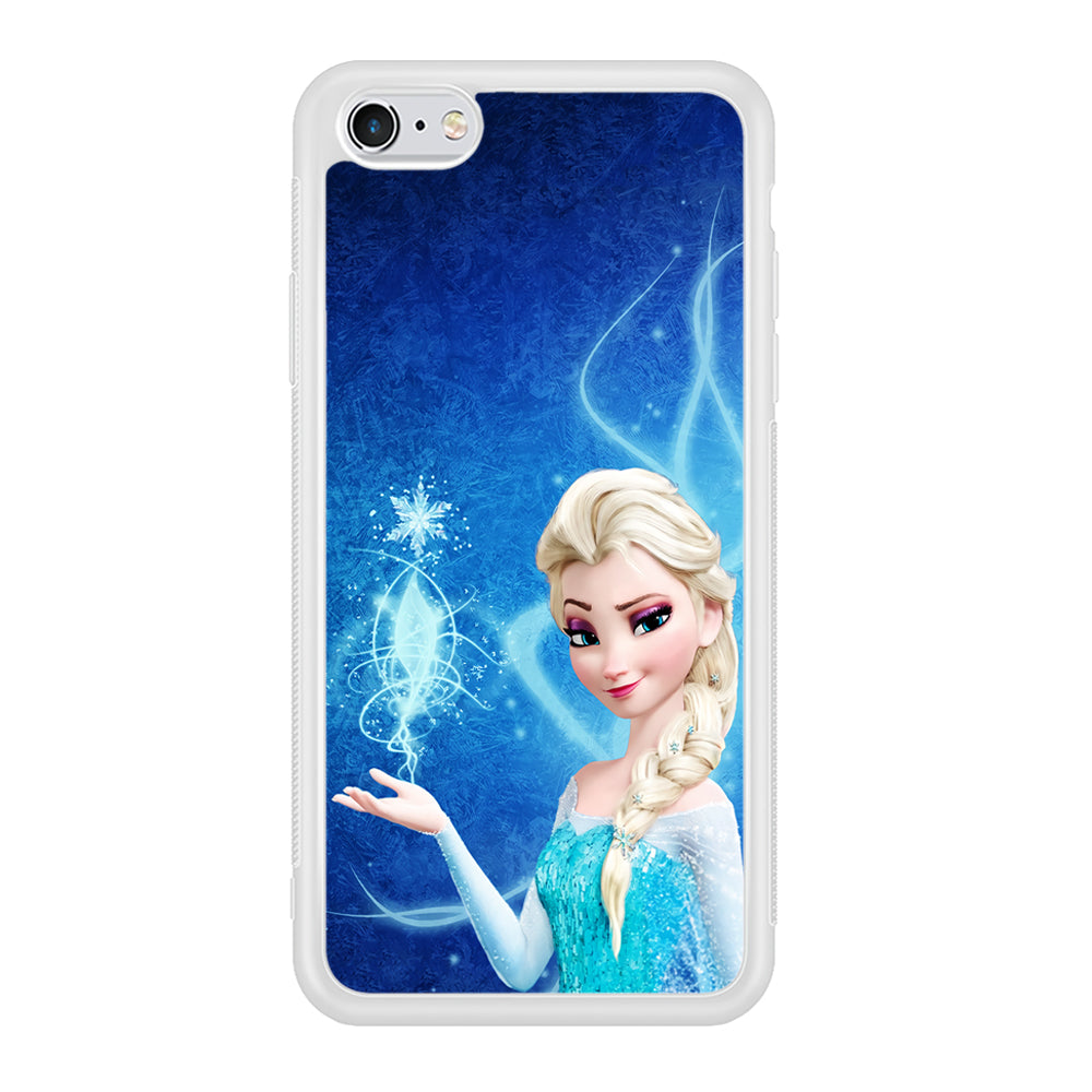 Frozen Elsa Art iPhone 6 Plus | 6s Plus Case-Phone Case-Rubber White (2D Case)-Altracase